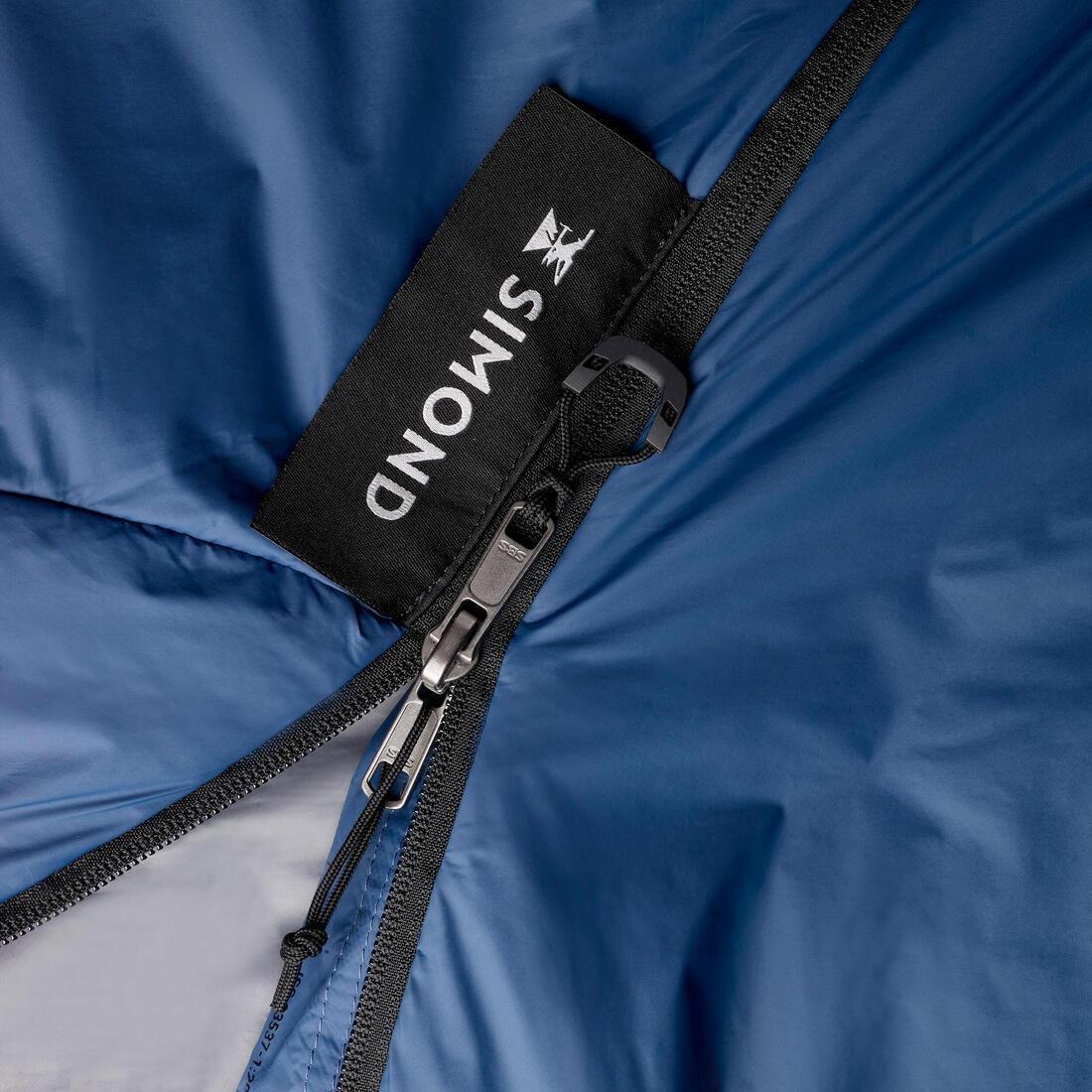 15C Trekking Sleeping Bag, Twinnable - MT500, Blue, No Color, large image number 5