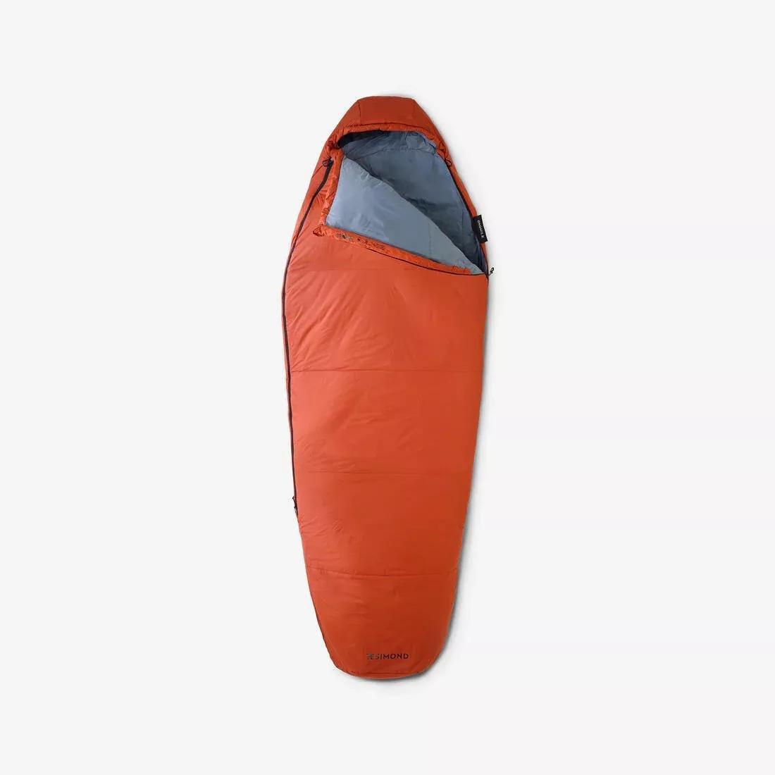 10C Trekking Sleeping Bag, Twinnable - MT500, Brown, No Color, medium