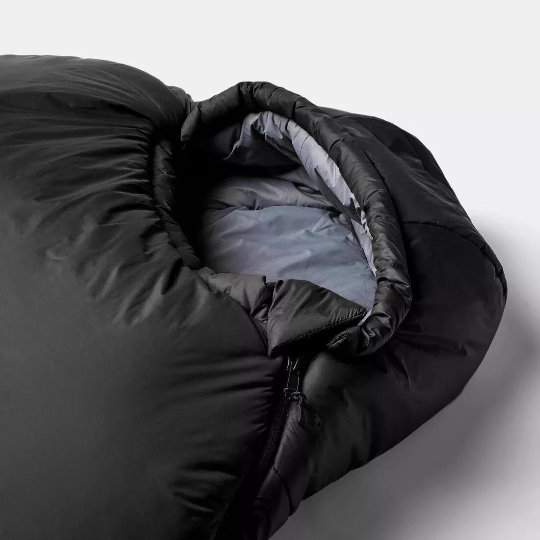 HONEY YELLOW Trekking Sleeping Bag MT500 5?�C Synthetic, , large image number 4