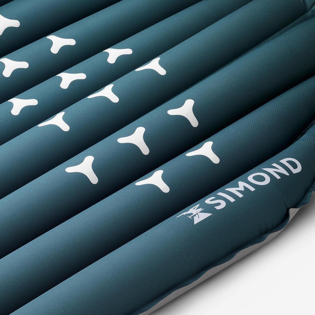 Inflatable Trekking Mattress - Mt500 Air Xl - 195 X 60 Cm - 1 Person, Blue, No Color, large image number 3