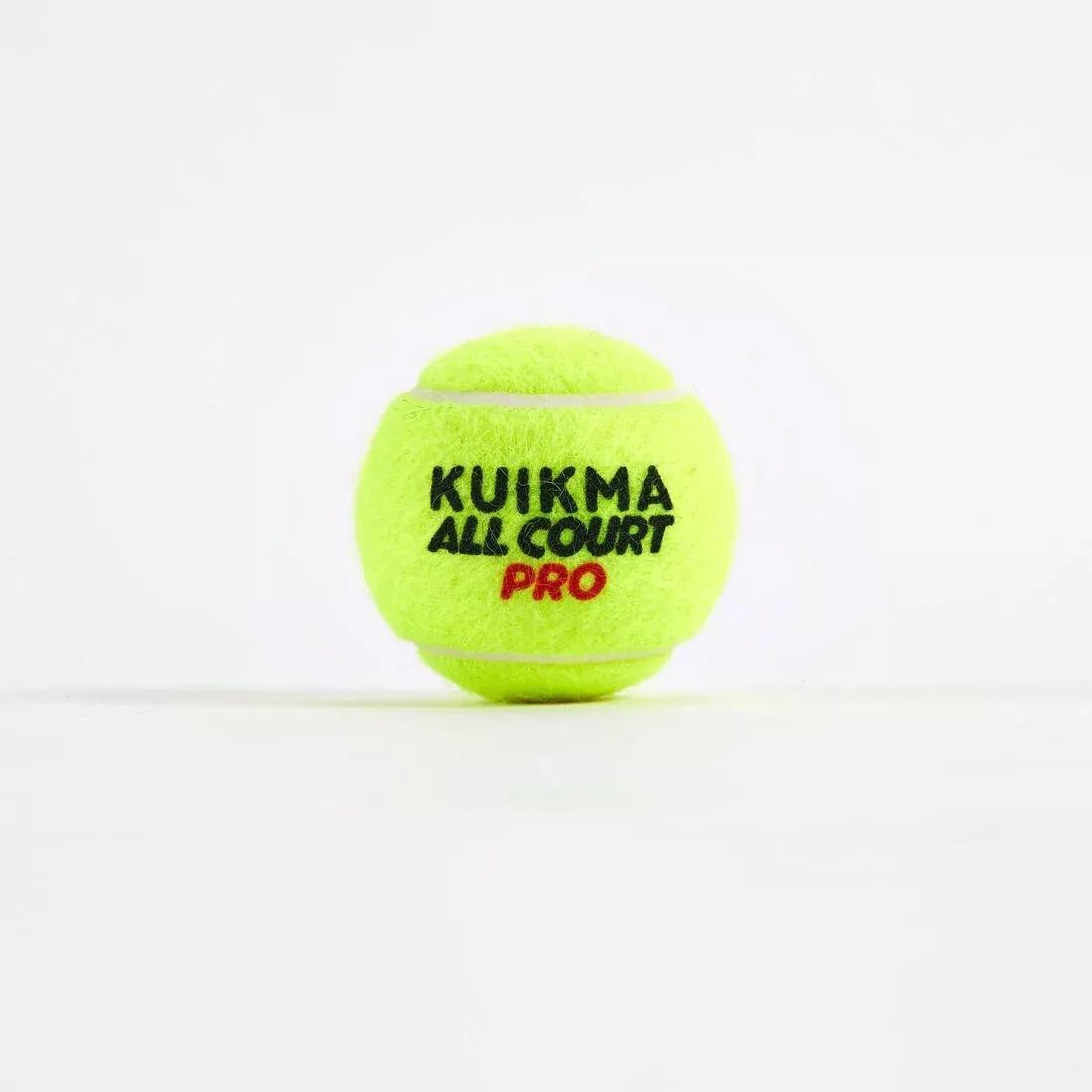 Versatile Tennis Ball - All Court Pro Twin 4-Packs, Yellow, No Color, medium