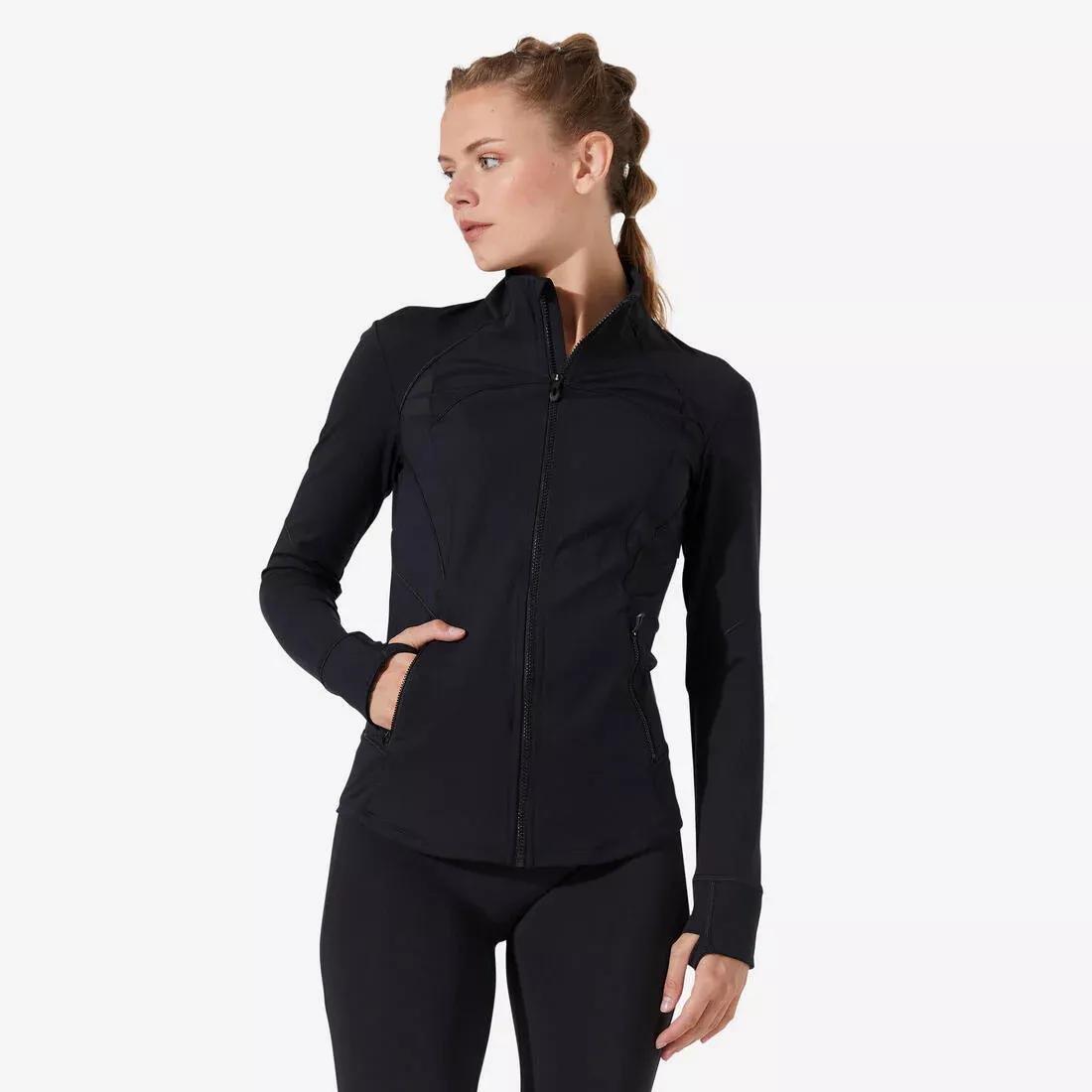 Women Training Ventilated Jacket - 900, Black, No Color, large image number 0