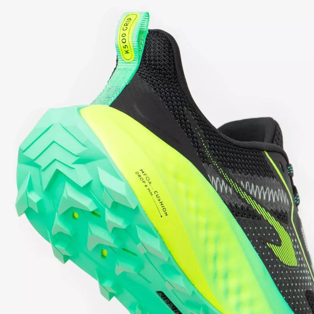 Kids' Running Shoes - K500 Grip Trail Running Shoes, Black, No Color, large image number 6