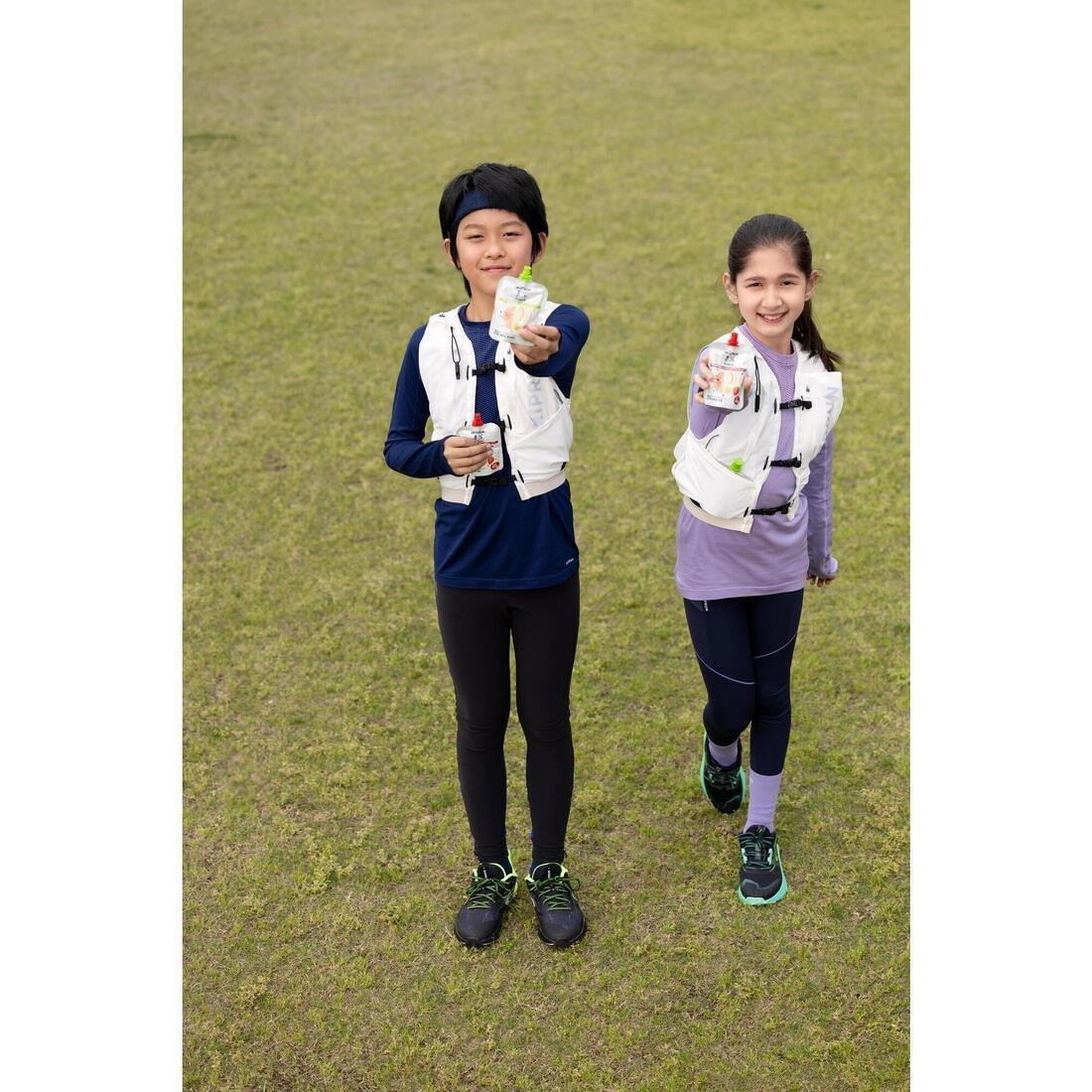 Kids Unisex KIPRUN SKINCARE long-sleeved running T-shirt, Blue, No Color, large image number 9