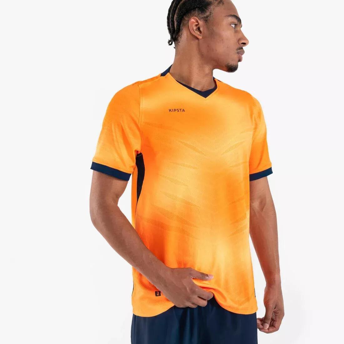 Adult Short-Sleeved Football Shirt - CLR, Orange, No Color, large image number 5