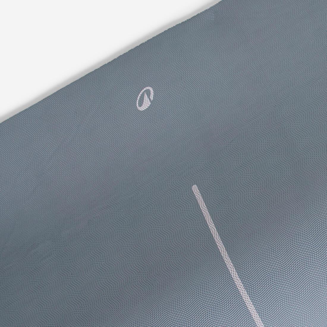 8 mm Durable And Grippy Fitness Mat, Grey, No Color, large image number 3