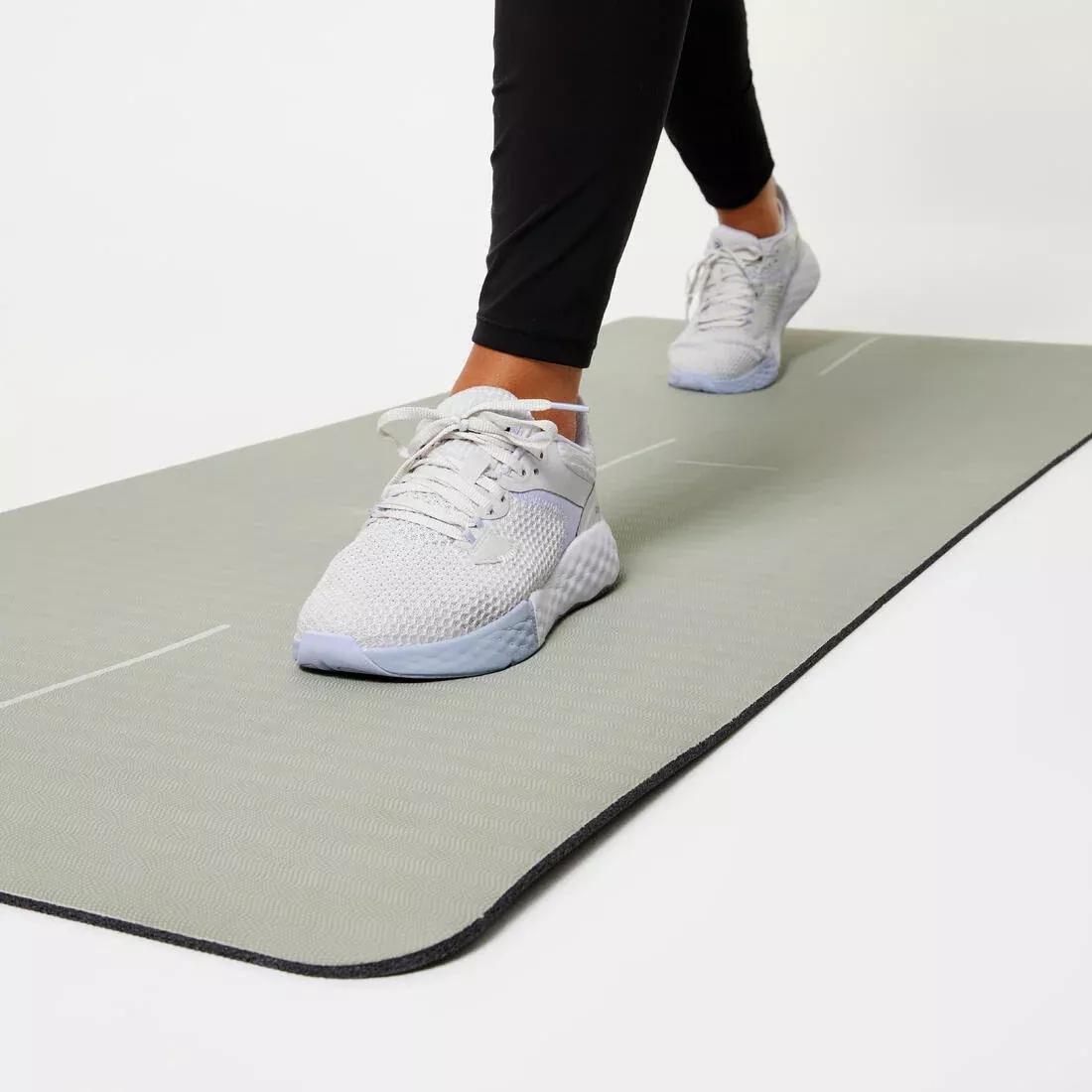 8 mm Durable And Grippy Fitness Mat, Grey, No Color, large image number 8