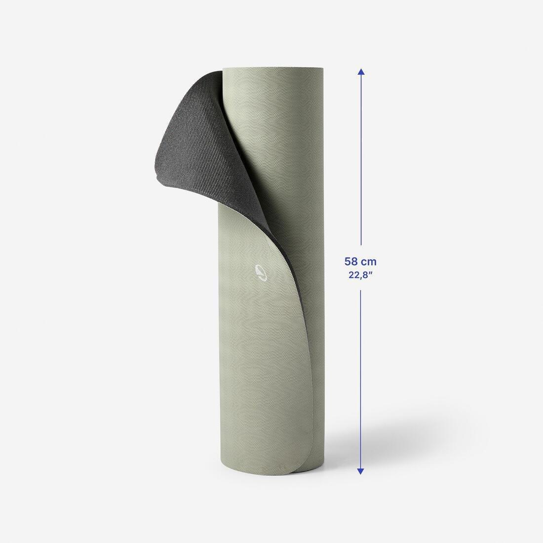 8 mm Durable And Grippy Fitness Mat, Grey, No Color, large image number 11