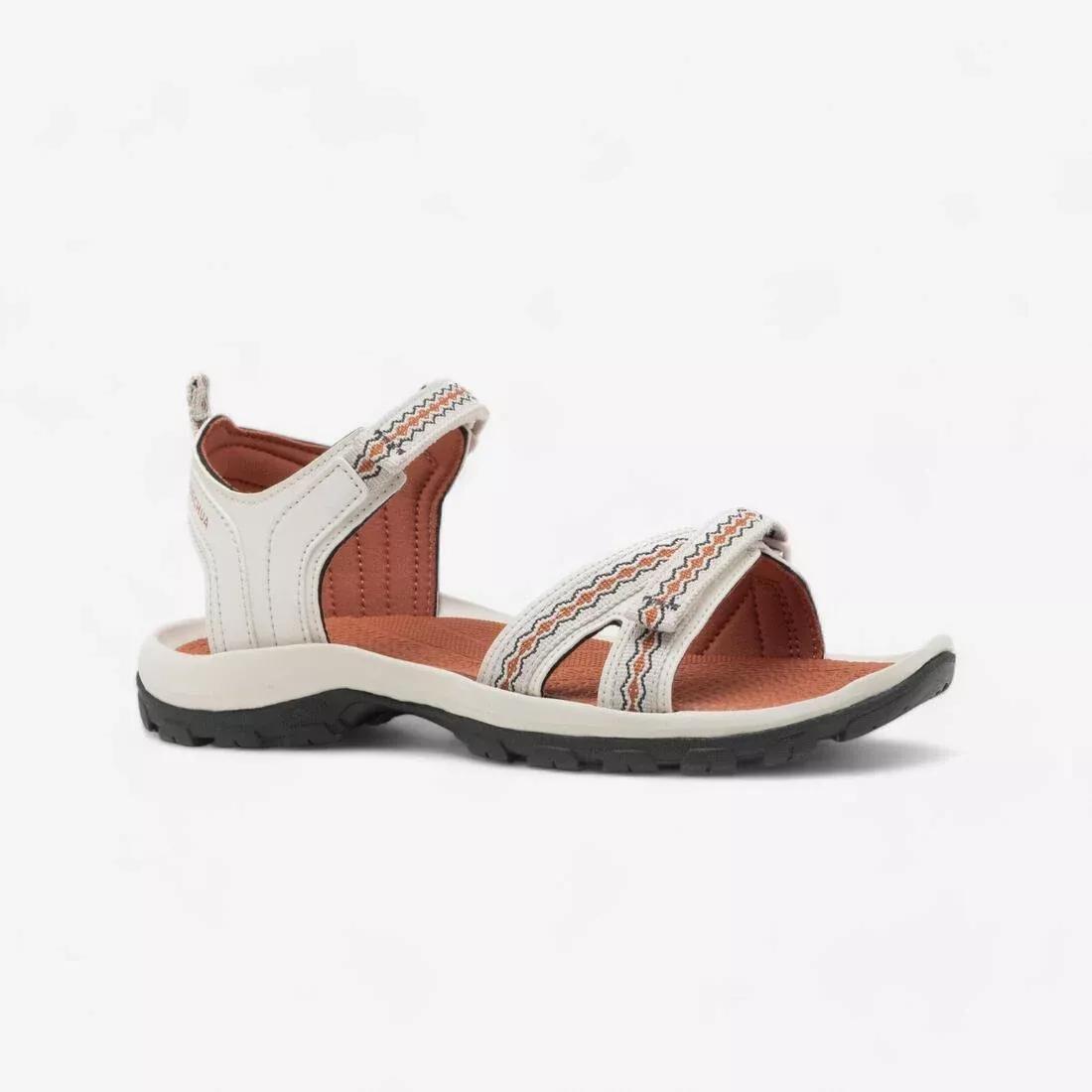Women Hiking Sandals - NH500, Orange, No Color, large image number 0