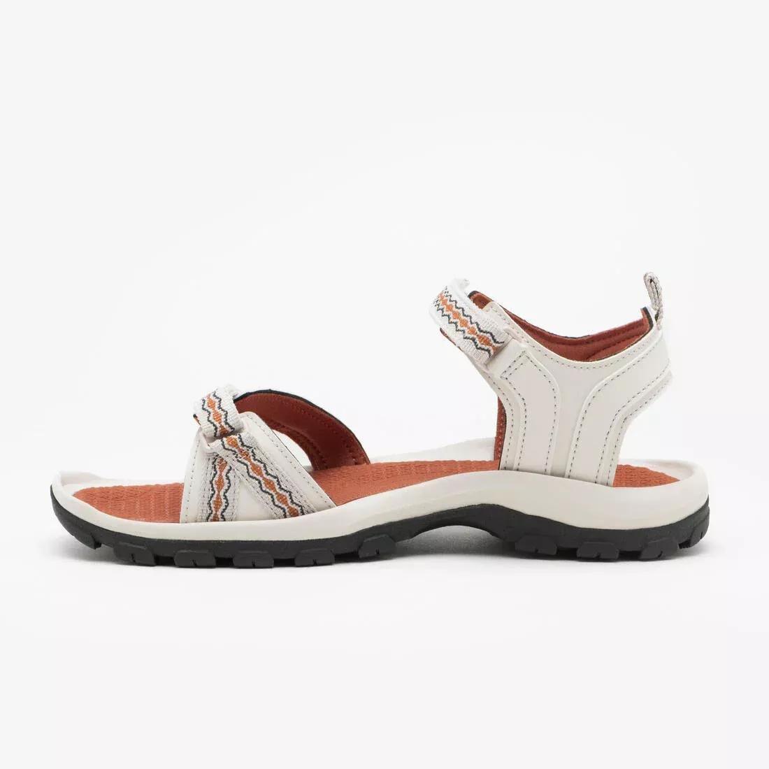 Women Hiking Sandals - NH500, Orange, No Color, large image number 2