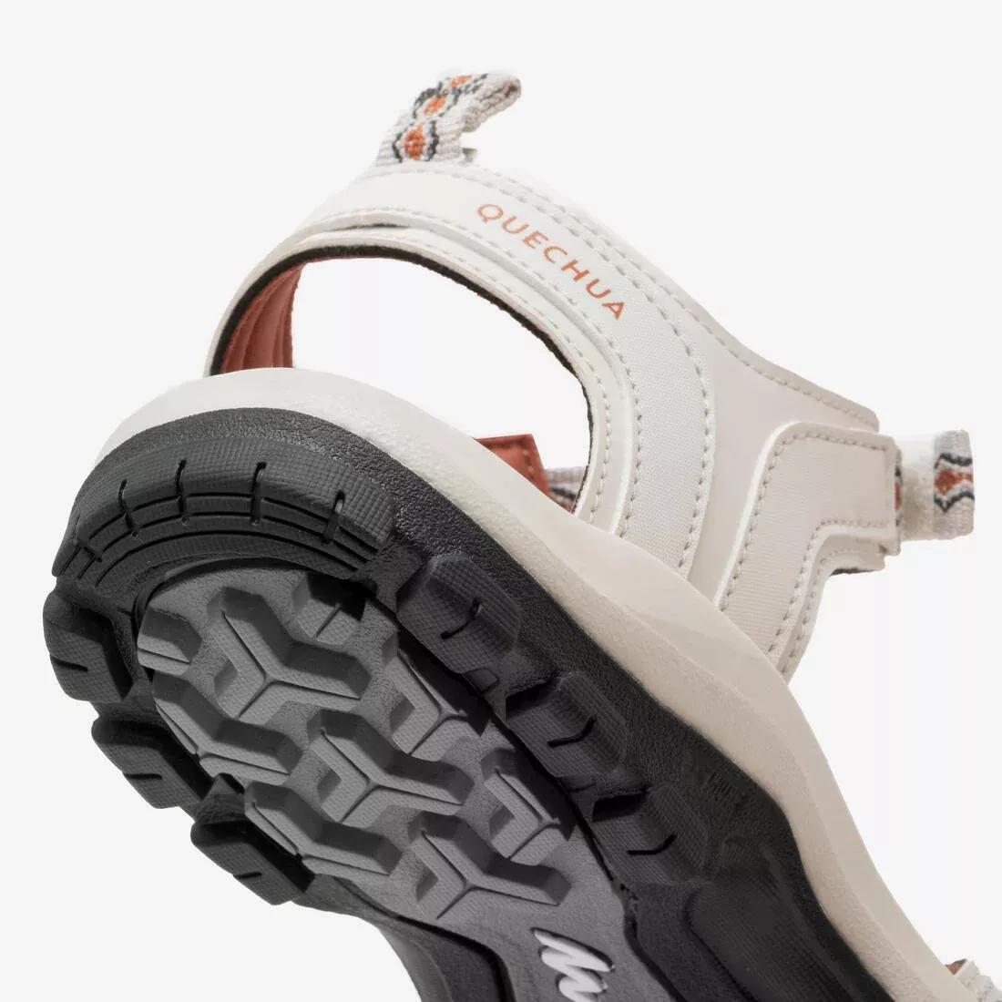 Women Hiking Sandals - NH500, Orange, No Color, large image number 4