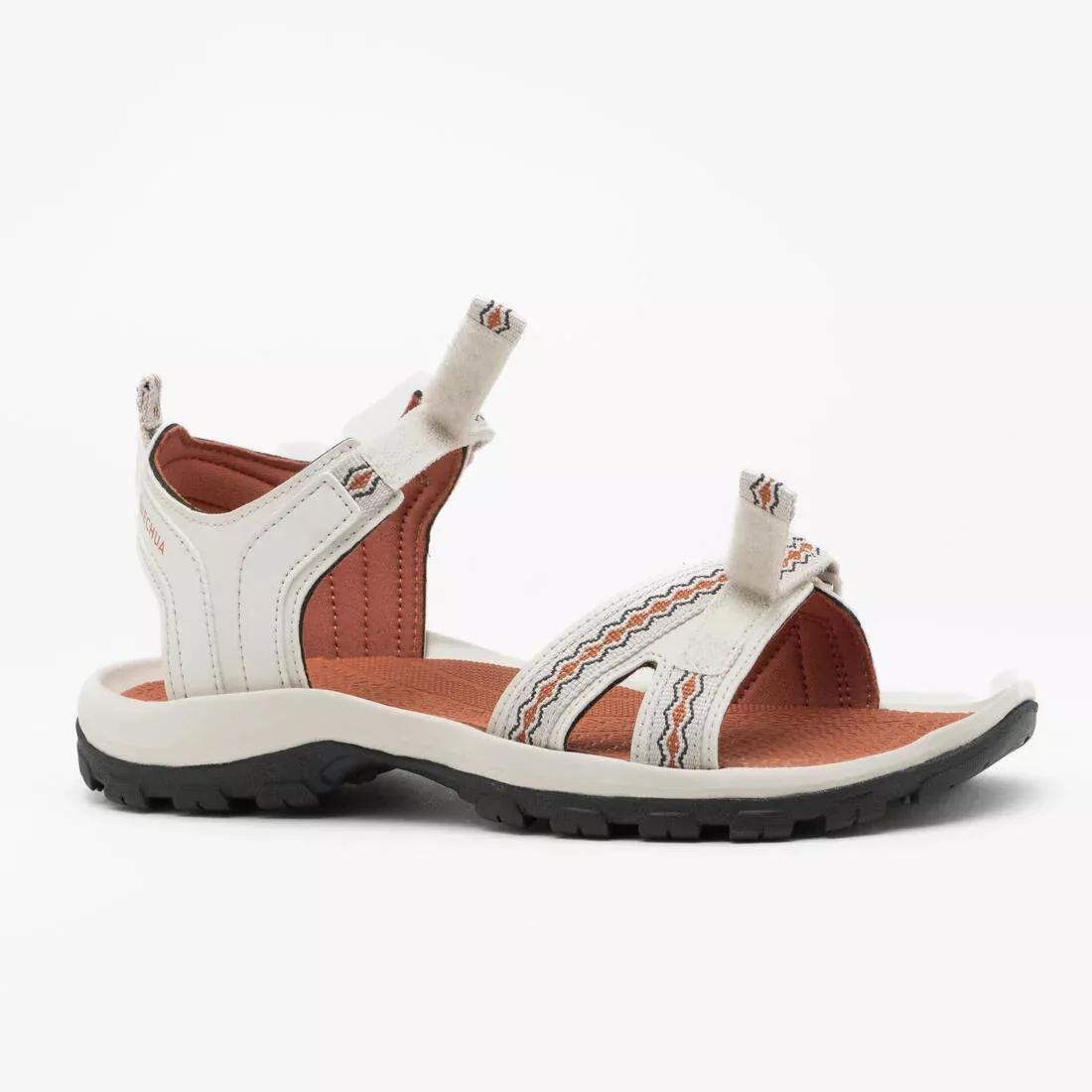 Women Hiking Sandals - NH500, Orange, No Color, large image number 5