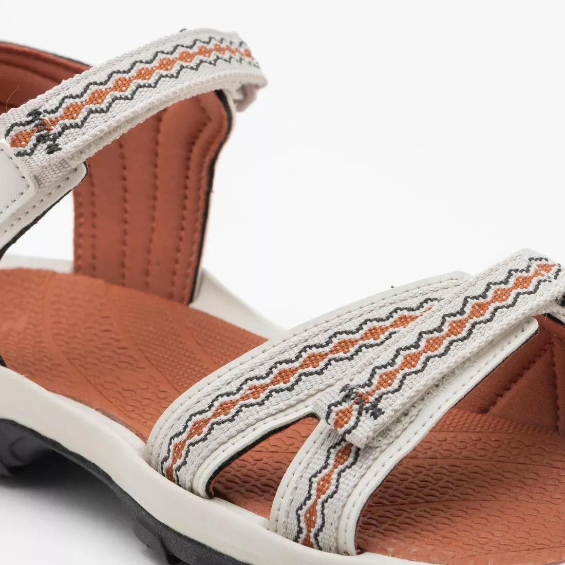 Women Hiking Sandals - NH500, Orange, No Color, large image number 6