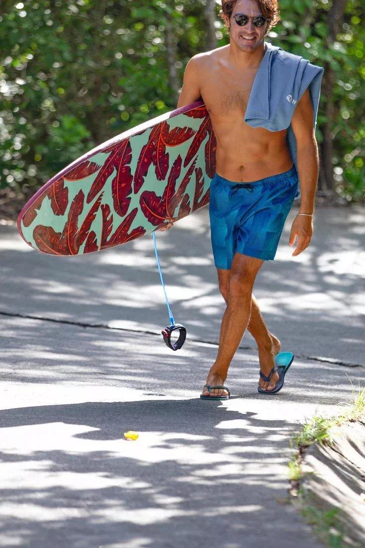 FOGGY BLUE Adult Surf Poncho - 100 mottled grey, No Color, large image number 6