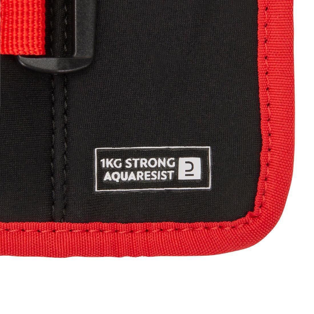 Aqua Fitness Weighted Wristbands With Buckle - 2X1 Kg, Red, No Color, large image number 5