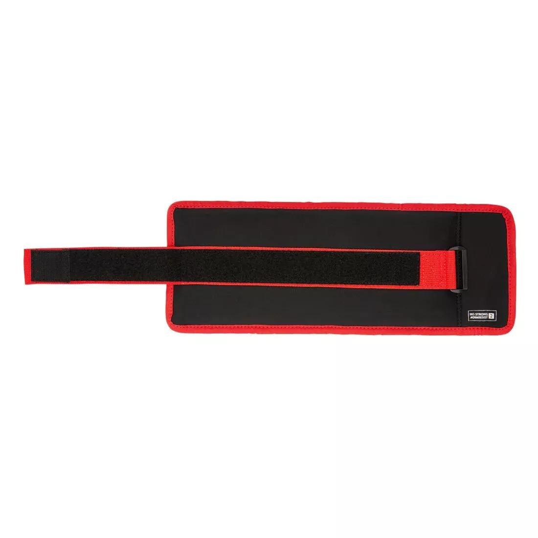 Aqua Fitness Weighted Wristbands With Buckle - 2X1 Kg, Red, No Color, large image number 8