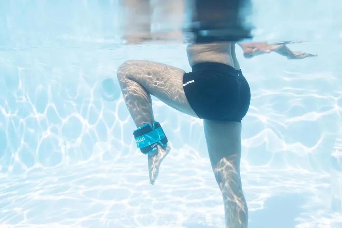 Aqua Fitness Weighted Wristbands With Buckle - 2X1 Kg, Red, No Color, large image number 11