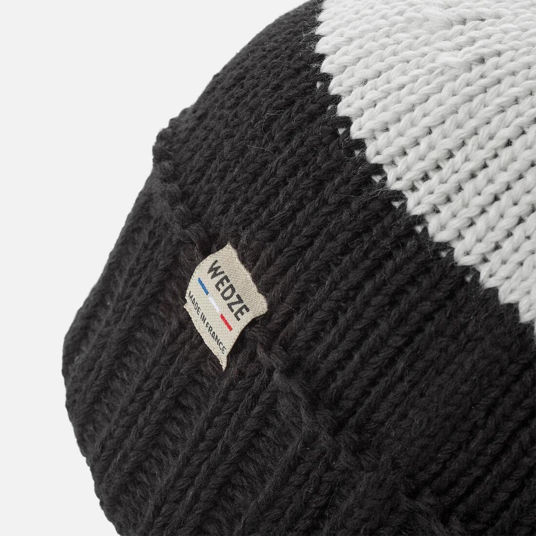 PEBBLE BEIGE ADULT SKI HAT GRAND NORD MADE IN FRANCE, No Color, large image number 12
