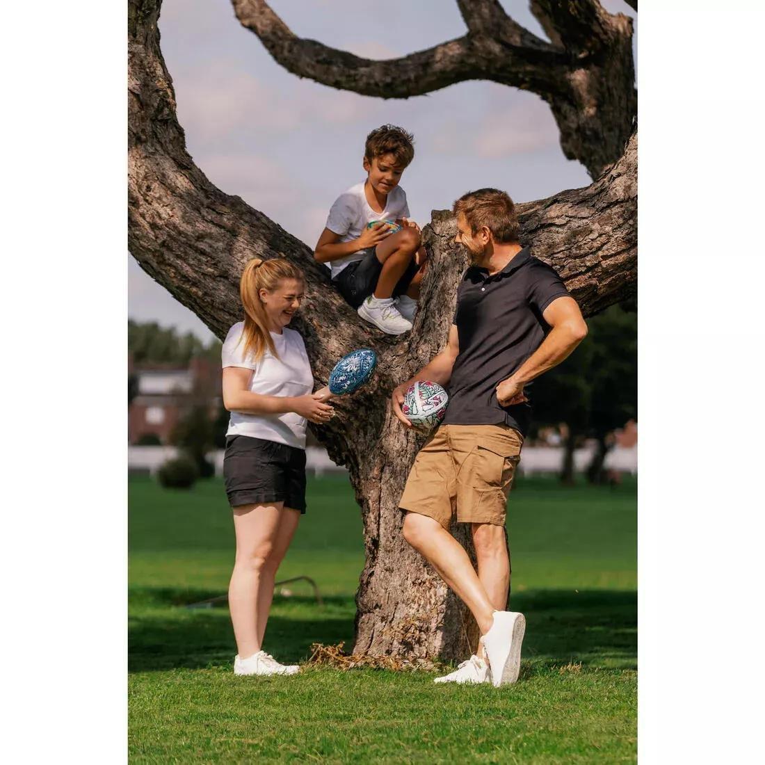 Size 3 Beach Rugby Ball, Multicolour, No Color, large image number 10