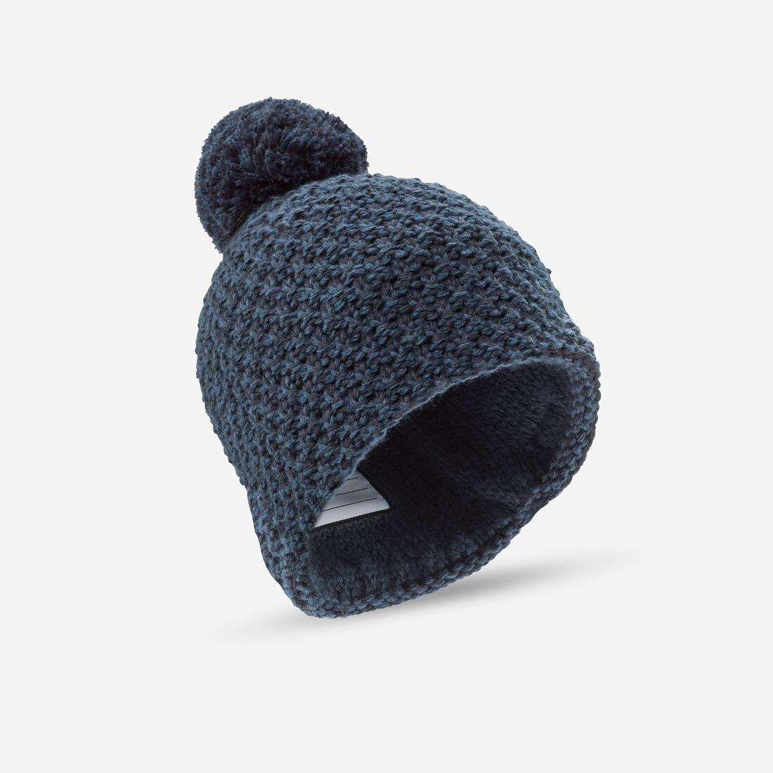 ABYSS BLUE KIDS' SKI HAT - MADE IN FRANCE - TIMELESS, No Color, medium
