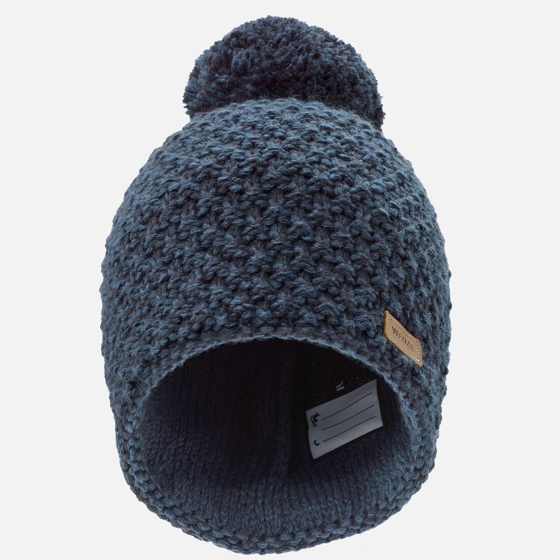 ABYSS BLUE KIDS' SKI HAT - MADE IN FRANCE - TIMELESS, No Color, large image number 1