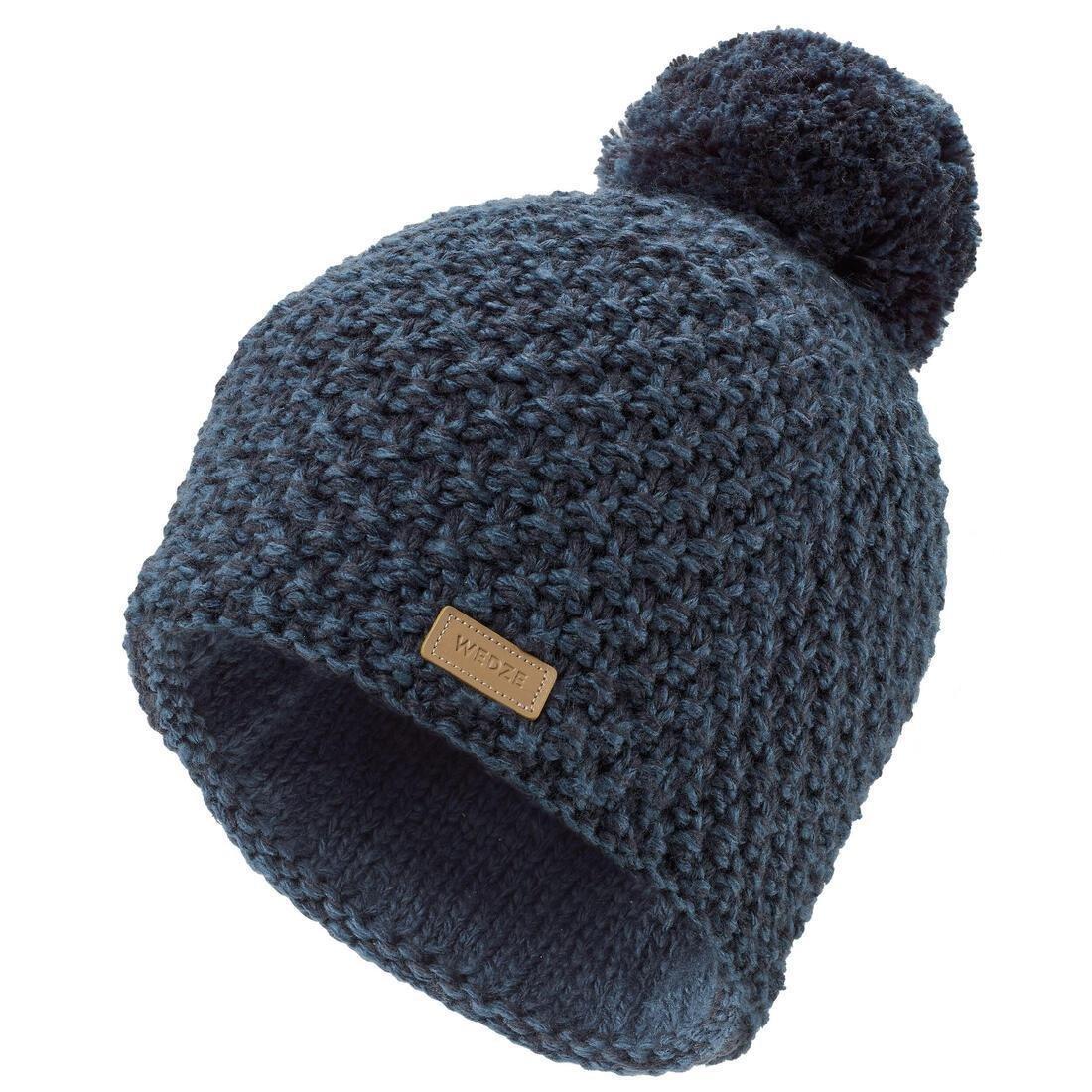 ABYSS BLUE KIDS' SKI HAT - MADE IN FRANCE - TIMELESS, No Color, medium