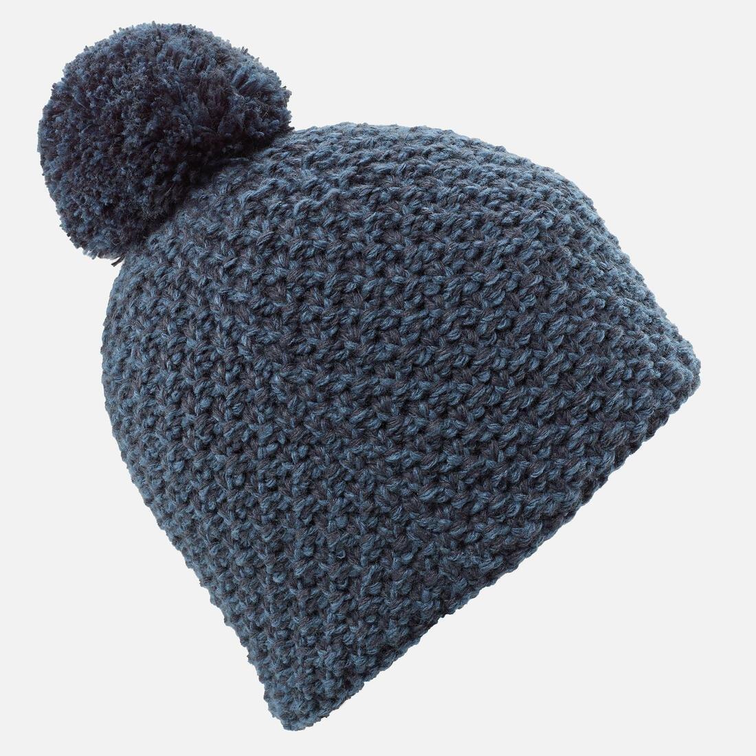 ABYSS BLUE KIDS' SKI HAT - MADE IN FRANCE - TIMELESS, No Color, large image number 3