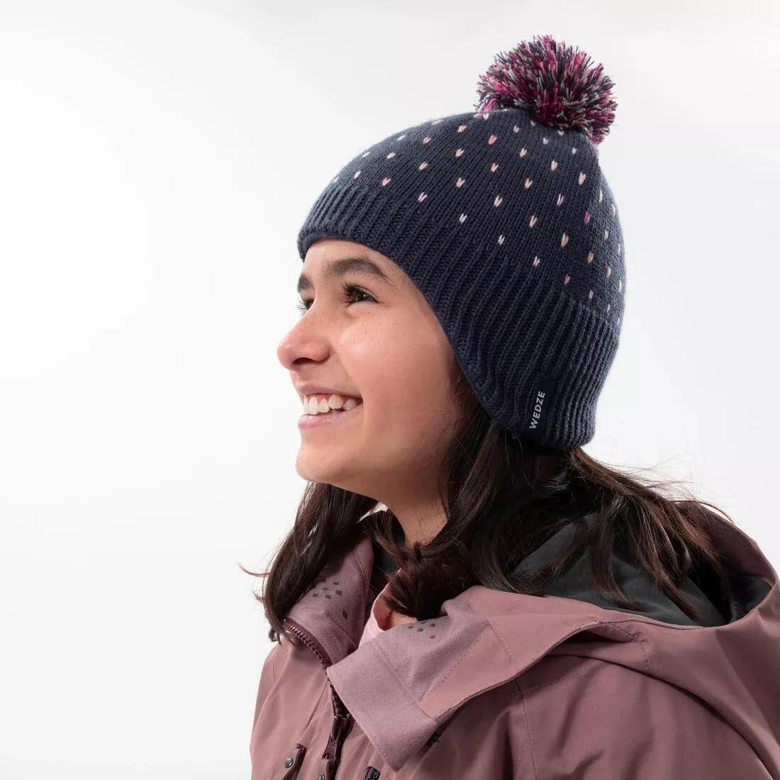 KIDS' SKI HAT - FLAP, light mauve, 5401_000, large image number 6