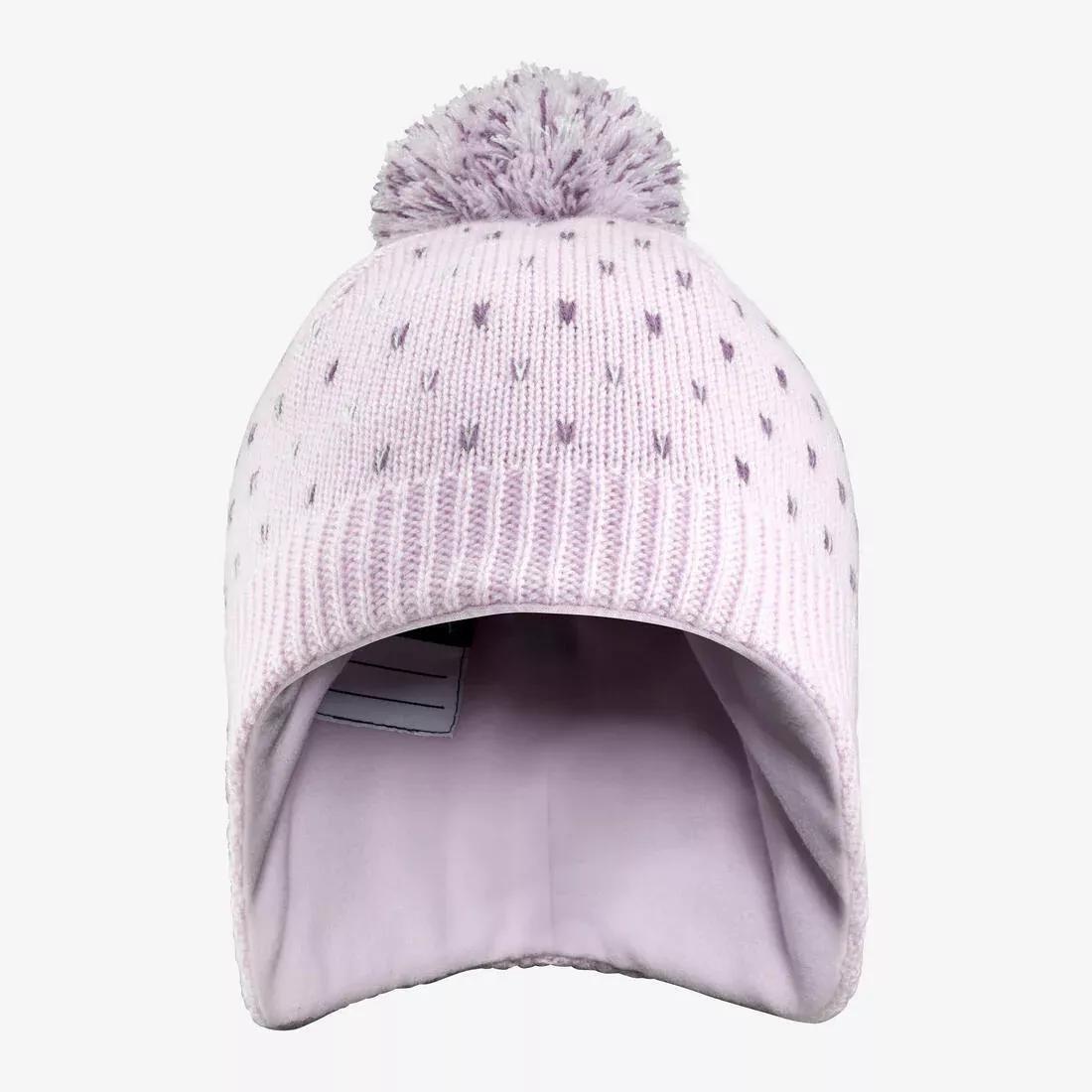 KIDS' SKI HAT - FLAP, light mauve, 5401_000, large image number 12