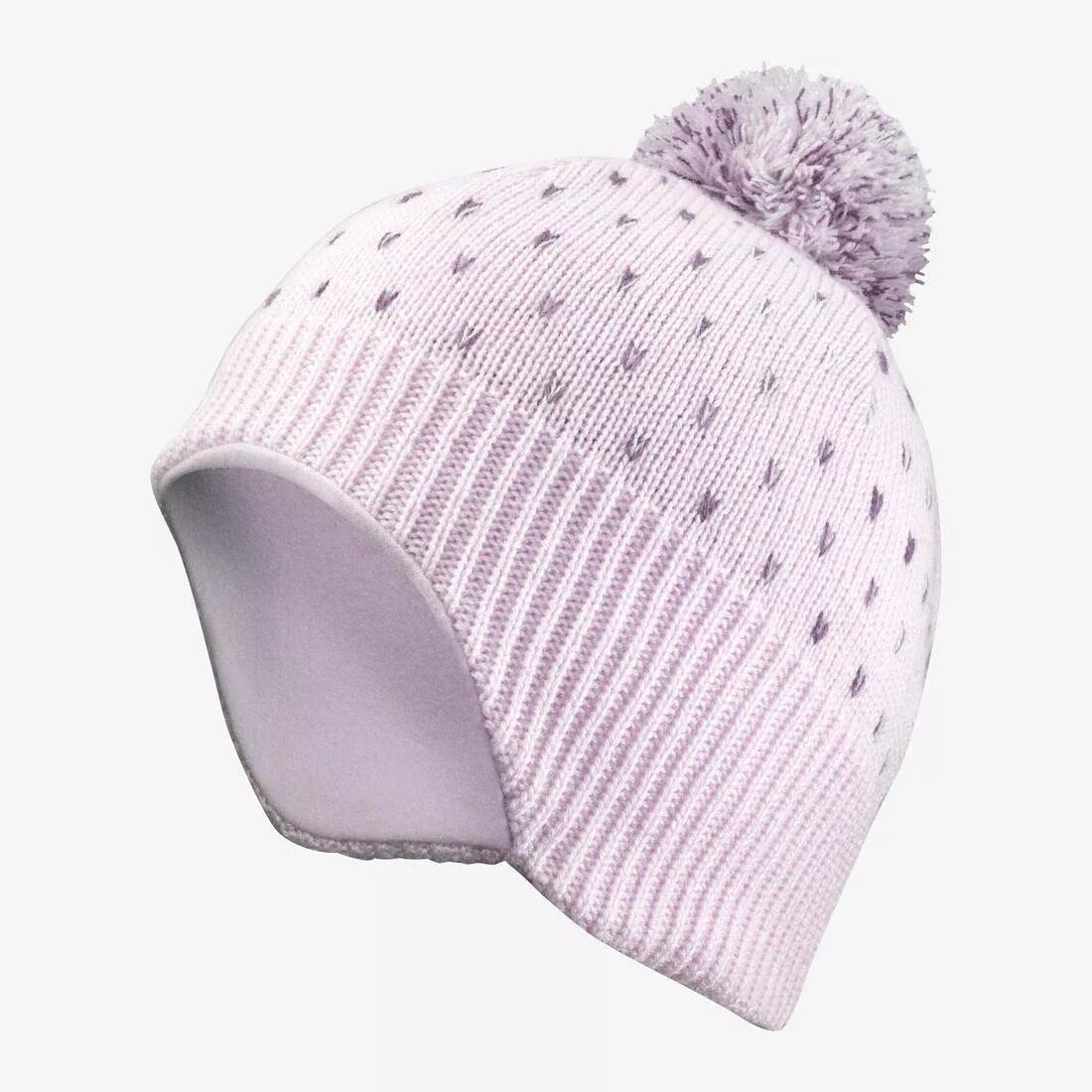 KIDS' SKI HAT - FLAP, light mauve, 5401_000, large image number 13