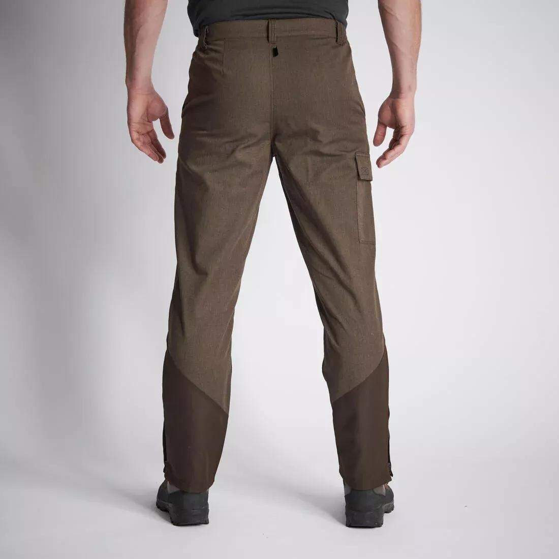 Tapered Hunting Trousers - Renfort 100, Brown, 5401_000, large image number 3