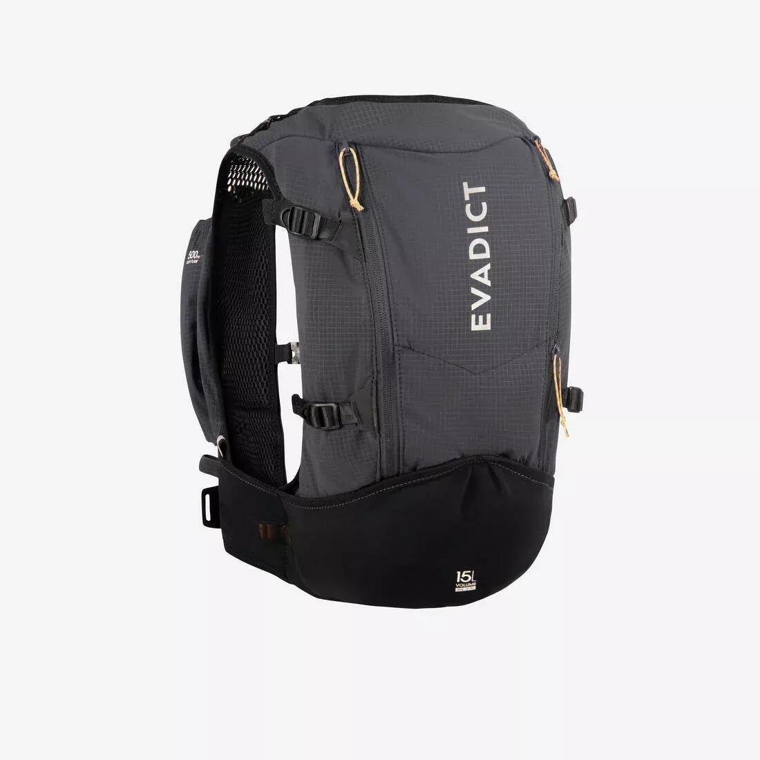 Ultra Trail Running Bag, Black/Bronze, No Color, large image number 0