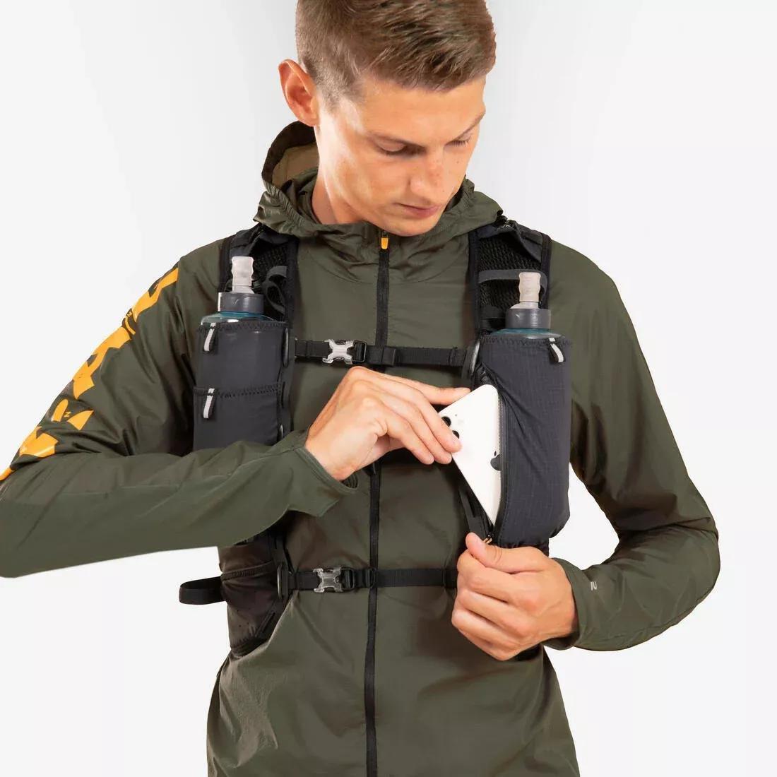 Ultra Trail Running Bag, Black/Bronze, No Color, large image number 4