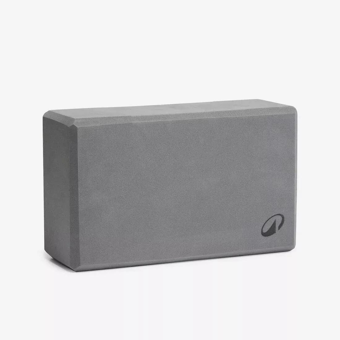 STEEL GREY Yoga Foam Block - Mahogany, No Color, large image number 0