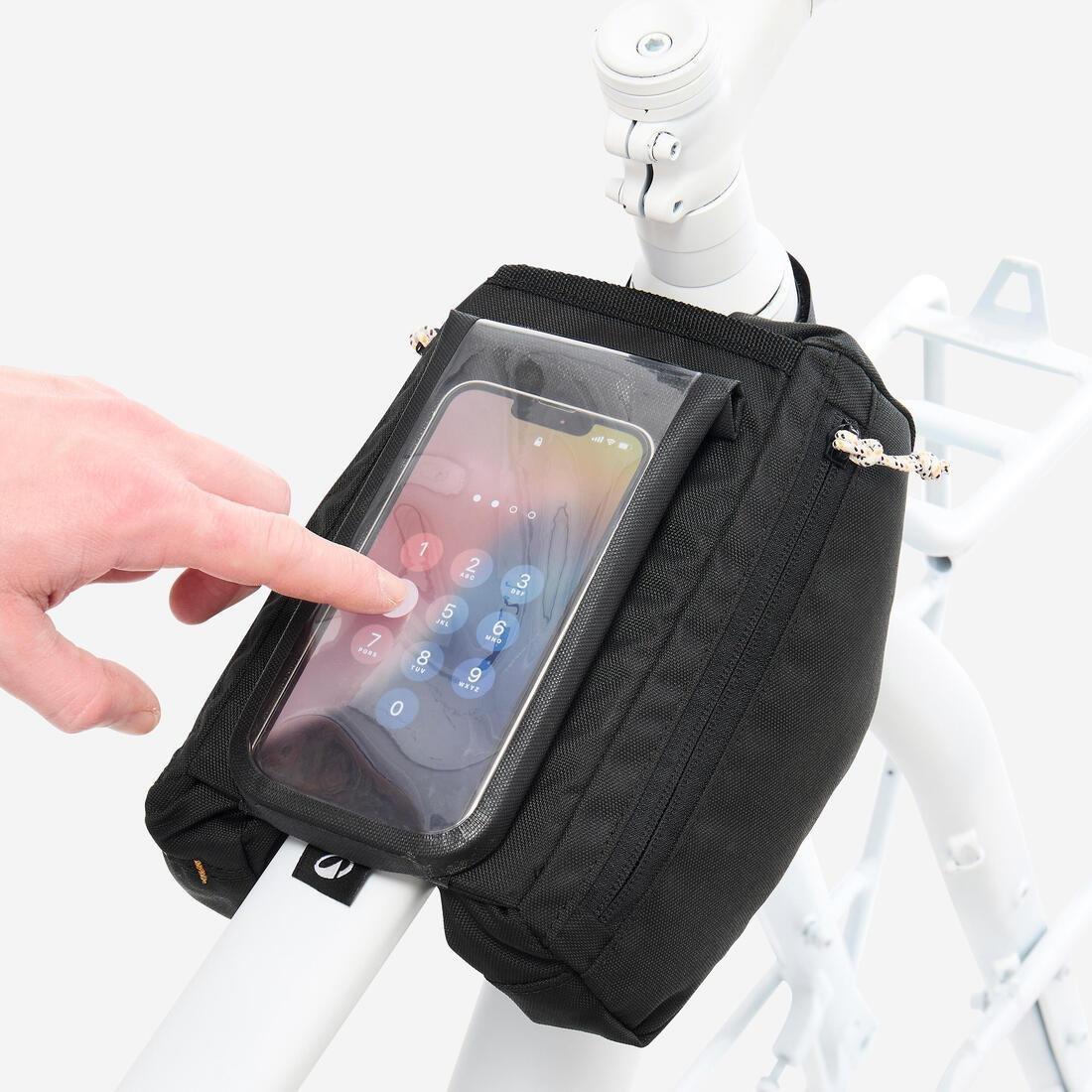 2X1L Smartphone Bike Frame Bag - Actv 100, Black, No Color, medium