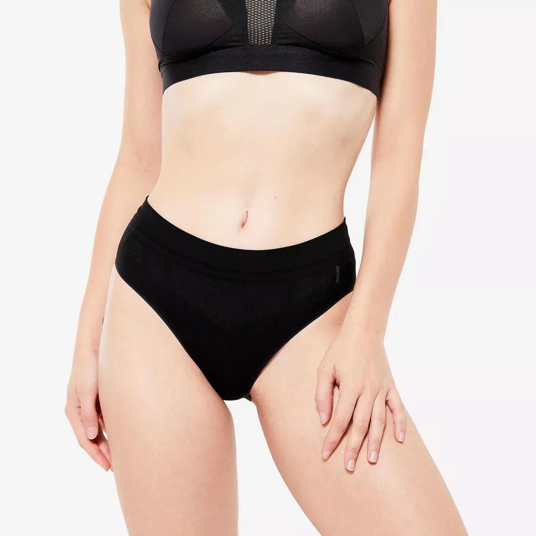 Women Running Briefs Breathable, Black, , medium