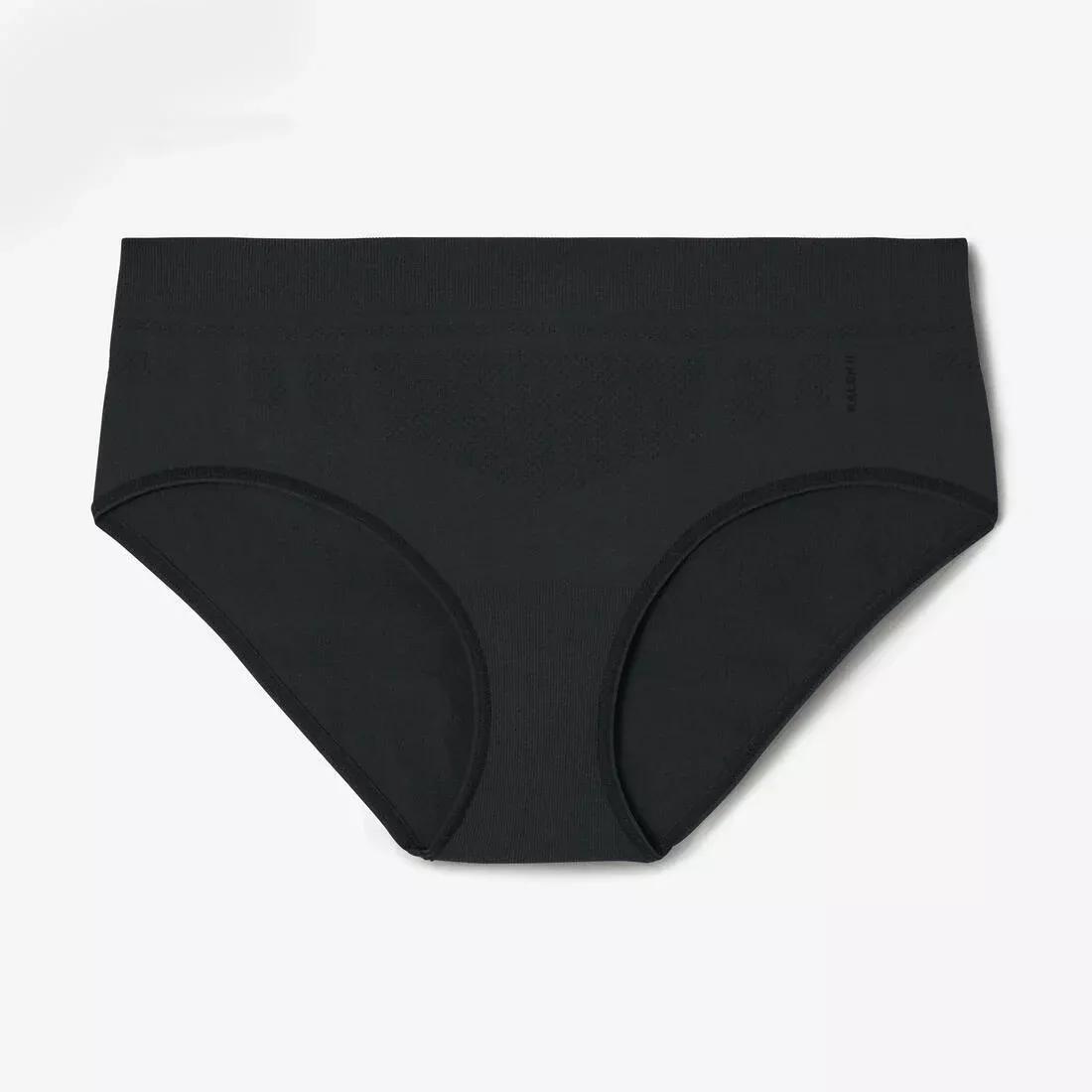 Women Running Briefs Breathable, Black, No Color, medium