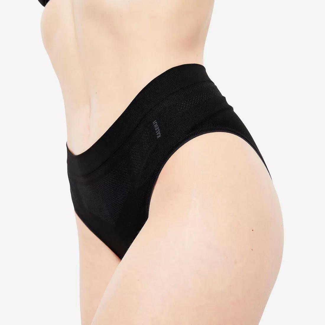 Women Running Briefs Breathable, Black, No Color, medium