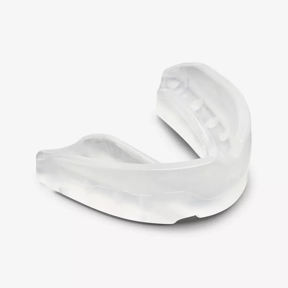 Adult Rugby Mouthguard - Clear R100, Black, No Color, medium