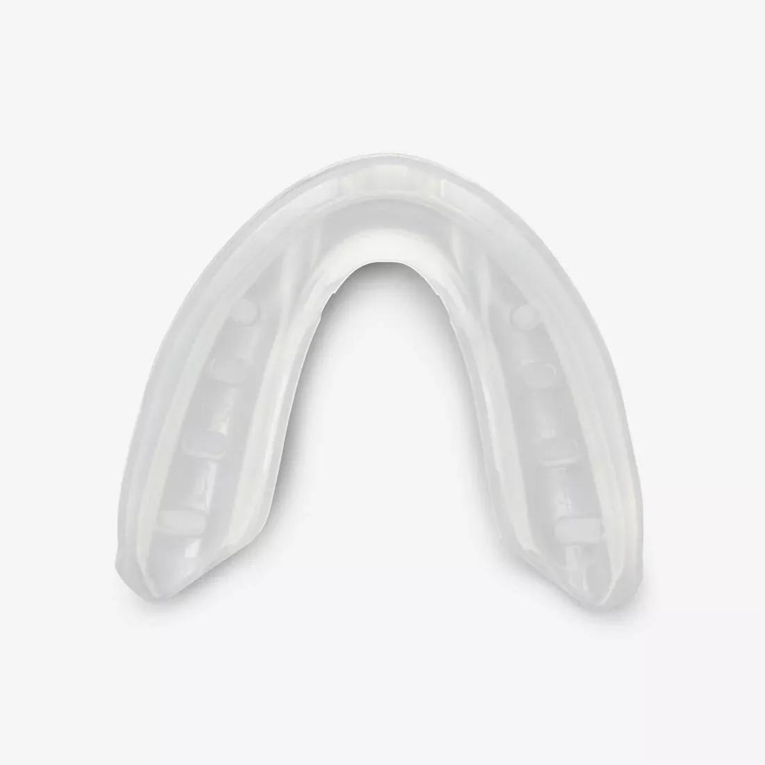 Adult Rugby Mouthguard - Clear R100, Black, No Color, medium