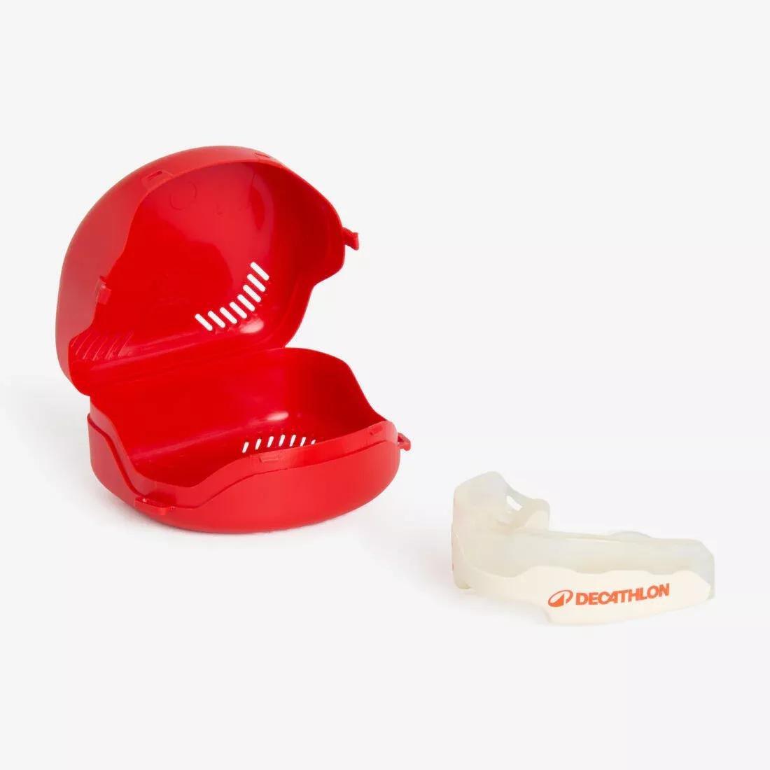 Adult Rugby Mouthguard - MG500, Red, No Color, medium