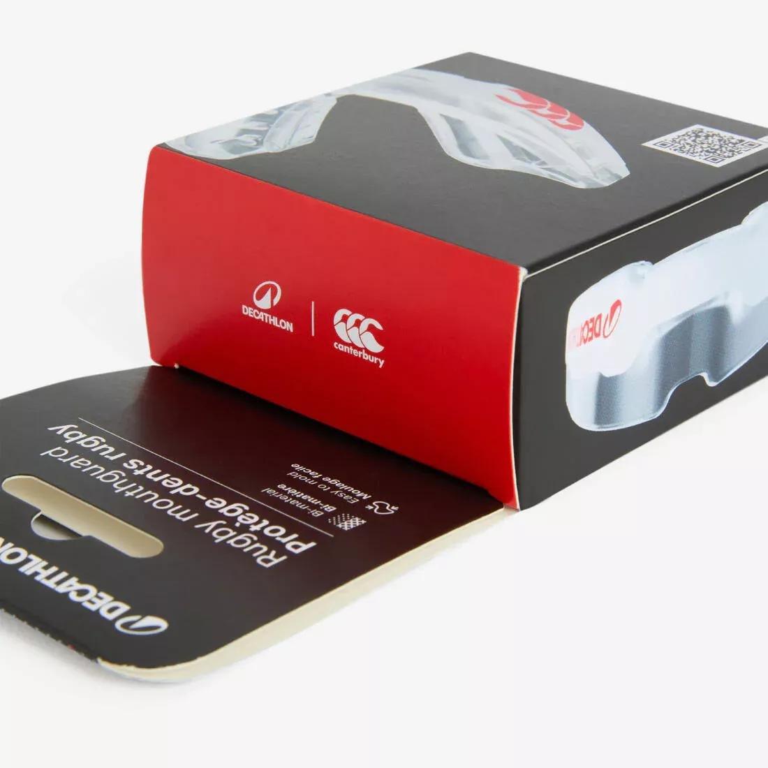 Adult Rugby Mouthguard - MG500, Red, No Color, large image number 2