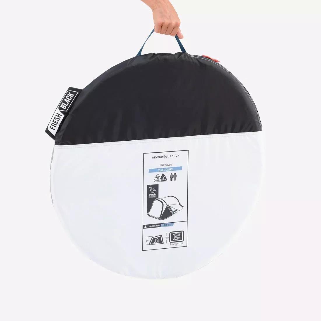 Camping Tent 2 Seconds - 2-Person, White, No Color, medium