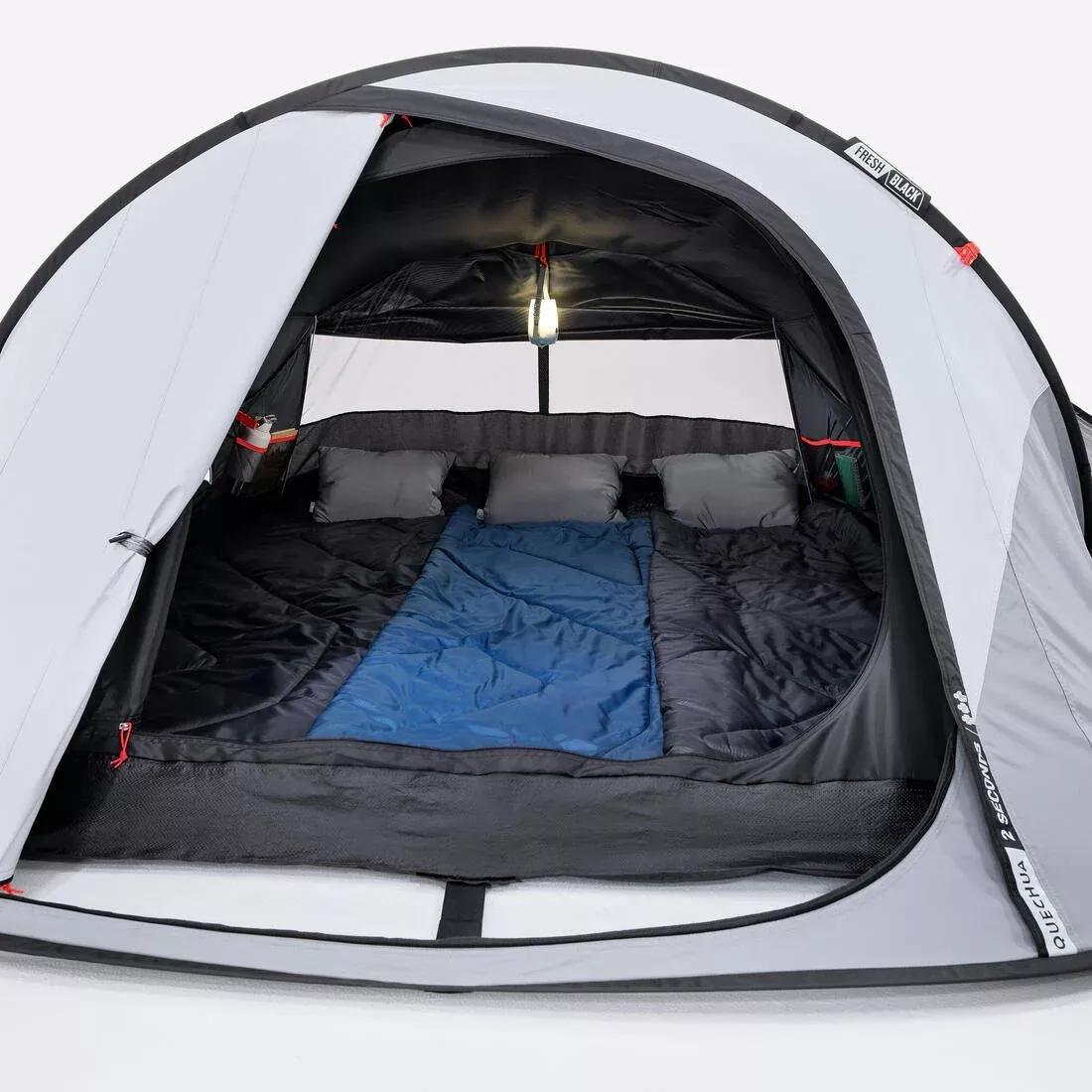 ULTRA WHITE Camping tent 2 Seconds - 3-Person - Fresh&Black, No Color, large image number 3