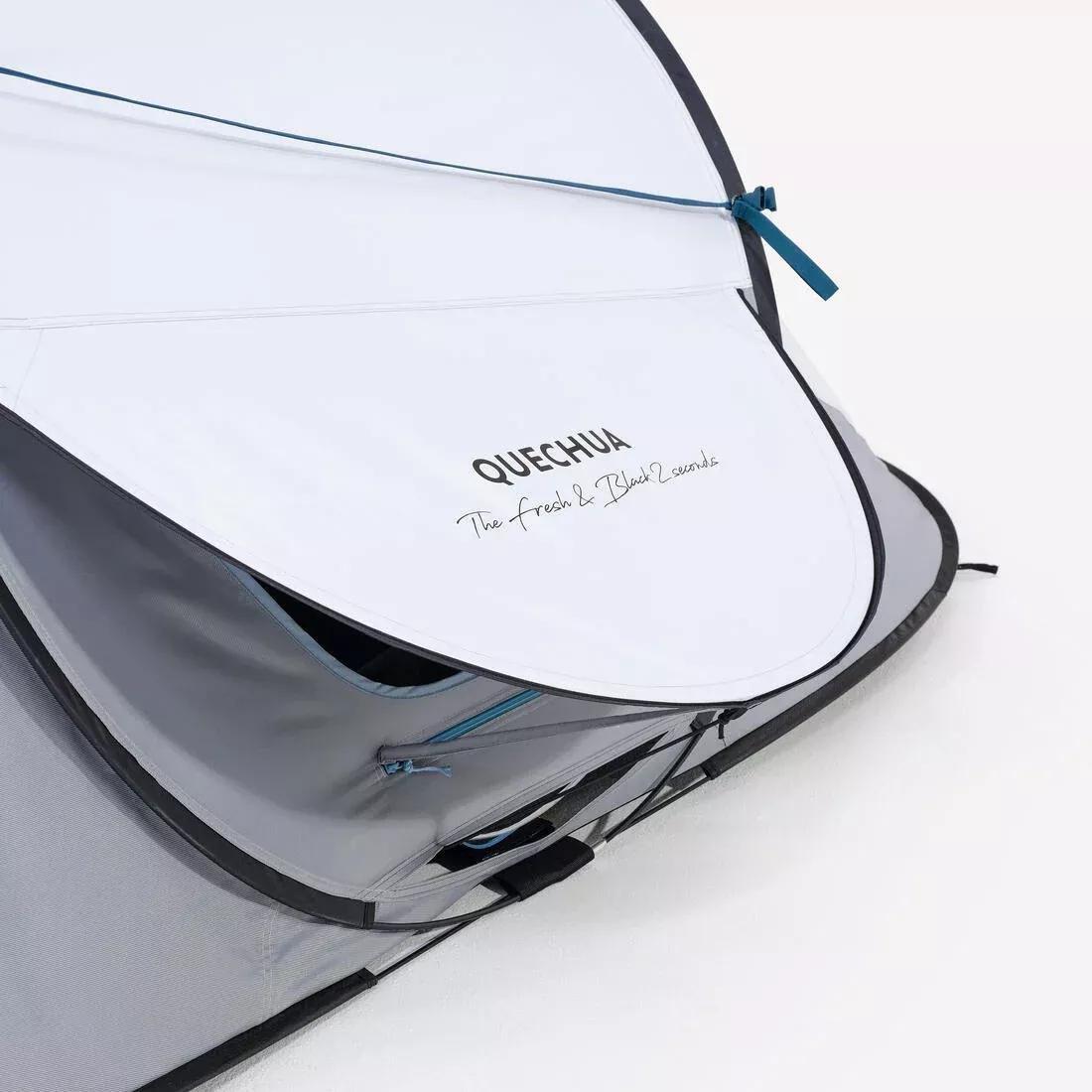 ULTRA WHITE Camping tent 2 Seconds - 3-Person - Fresh&Black, No Color, large image number 12