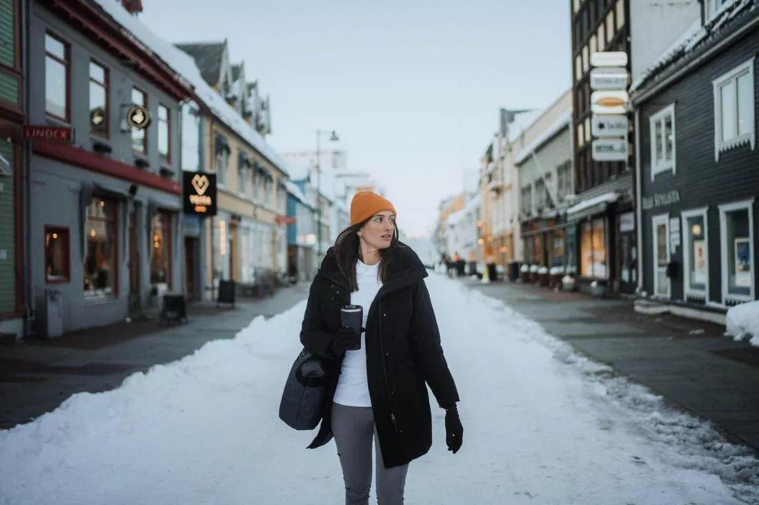 Women Waterproof Hiking Parka -10C - NH500, Black, No Color, large image number 11