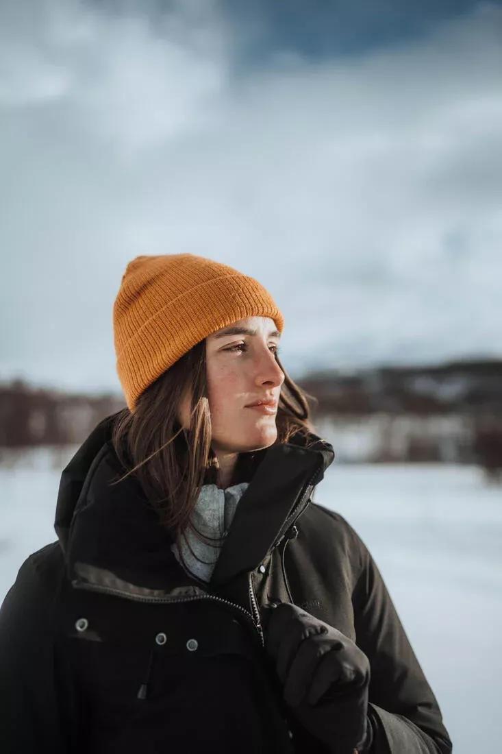 Women Waterproof Hiking Parka -10C - NH500, Black, No Color, large image number 13