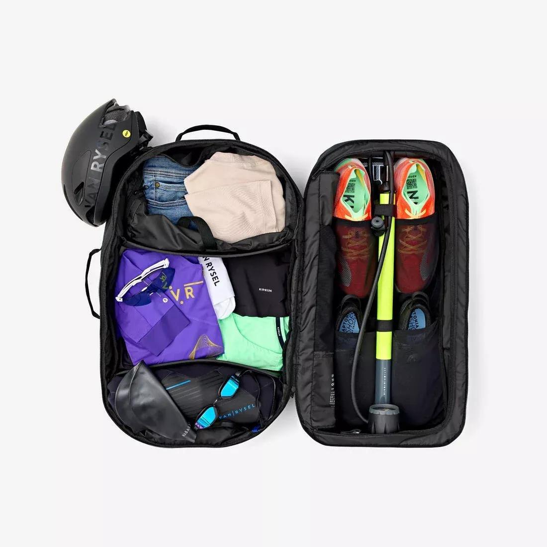 60L Van Rysel Competition Bag, Beige, No Color, large image number 3