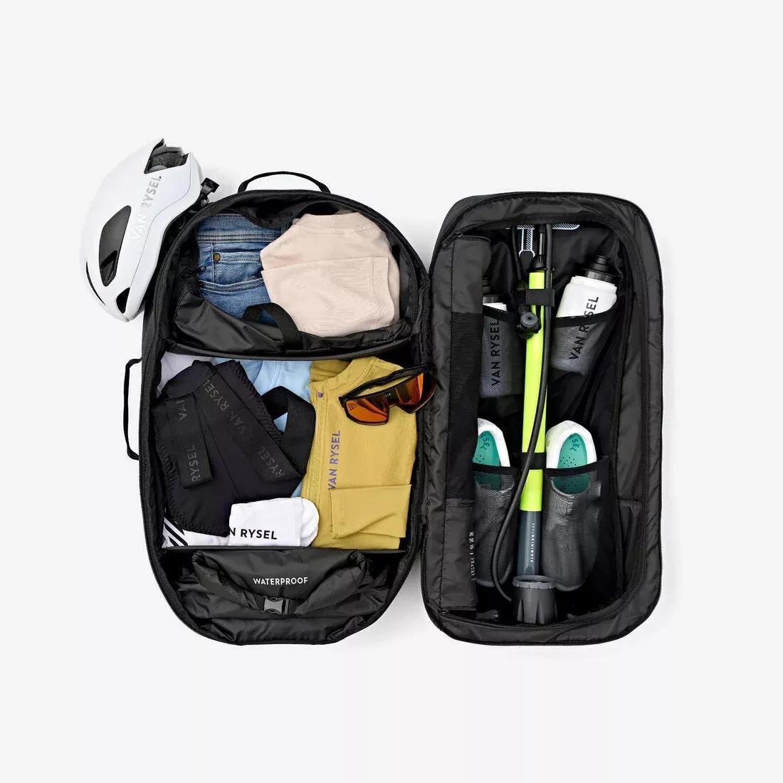 60L Van Rysel Competition Bag, Beige, No Color, large image number 4