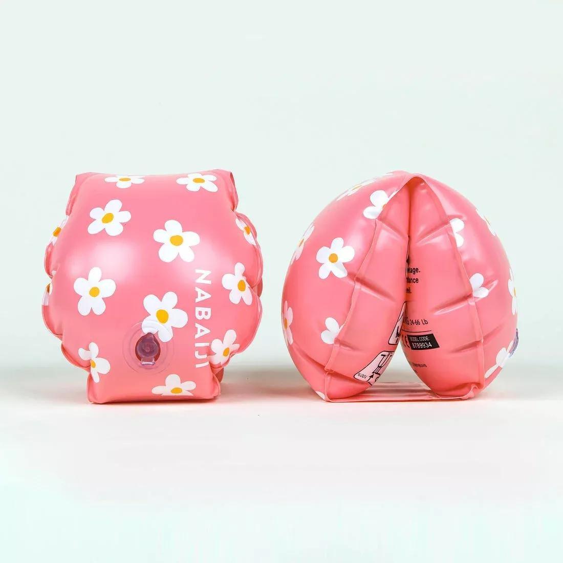 Kids Swimming Armbands With, Pink, No Color, large image number 0
